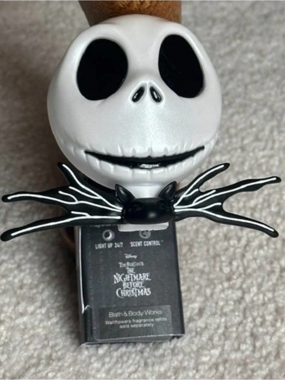 Bath & Body Works Jack Skellington Wallflower Plug Nightmare Before Christmas